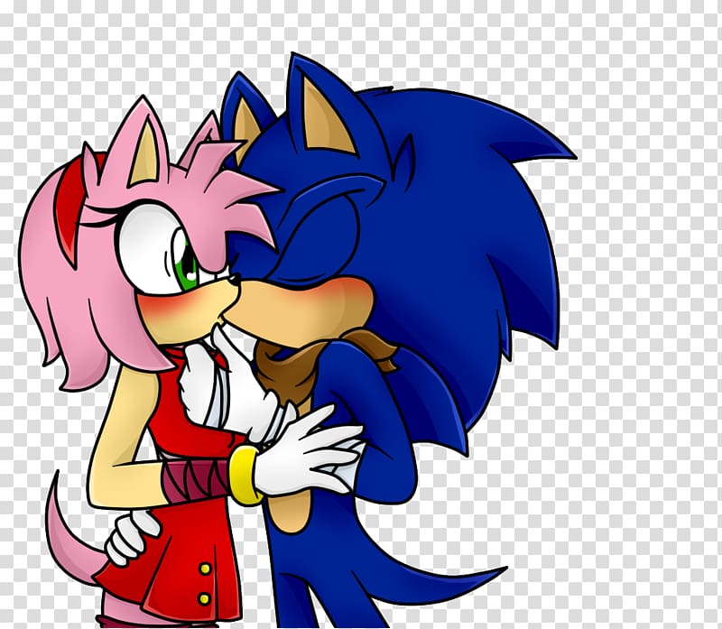 Sonic Adventure Amy Rose Knuckles the Echidna Sonic Forces Sonic Mania, kiss transparent background PNG clipart
