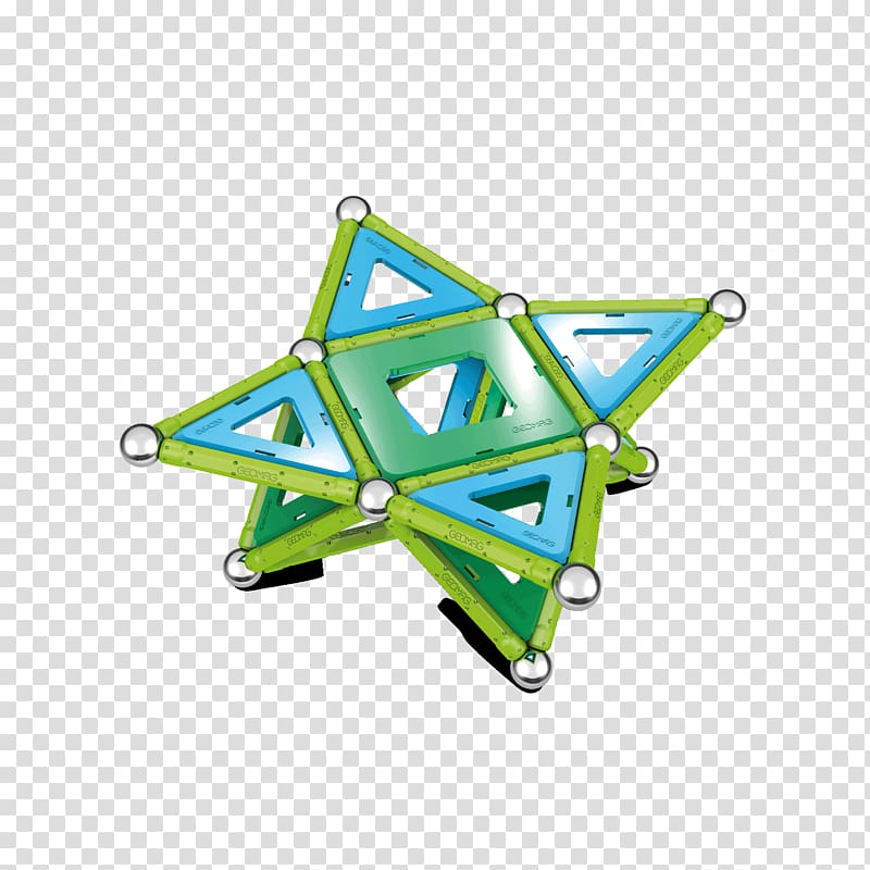 Geomag Toy block Craft Magnets Magnetism, toy transparent background PNG clipart