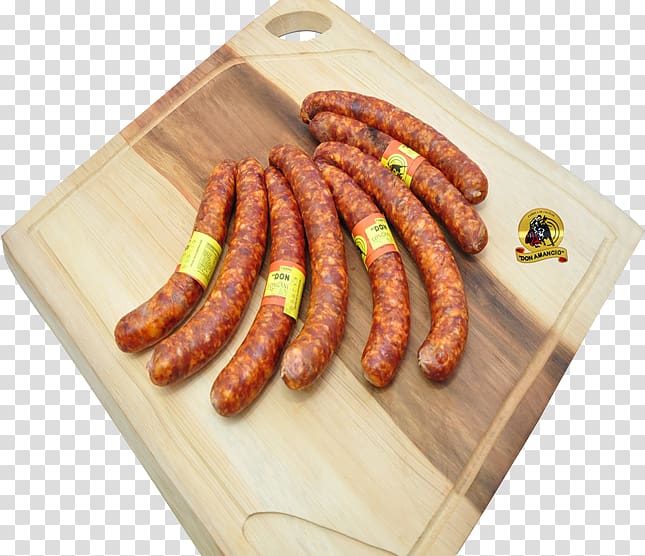 Bratwurst Thuringian sausage Knackwurst Bockwurst, sausage transparent background PNG clipart