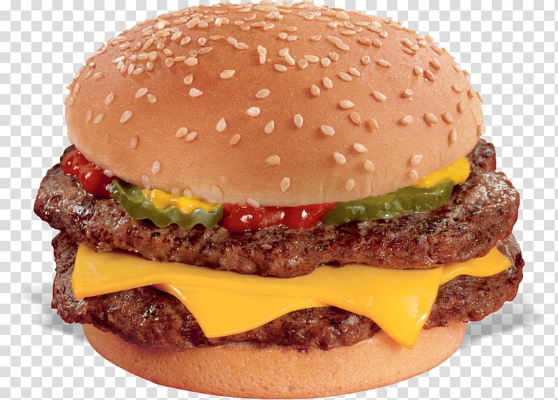 Cheeseburger Hamburger Animation Bacon, double transparent background PNG clipart