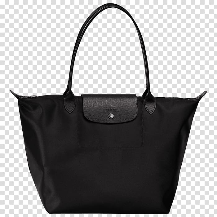 Longchamp Pliage Bag Shopping Zipper, bag transparent background PNG clipart