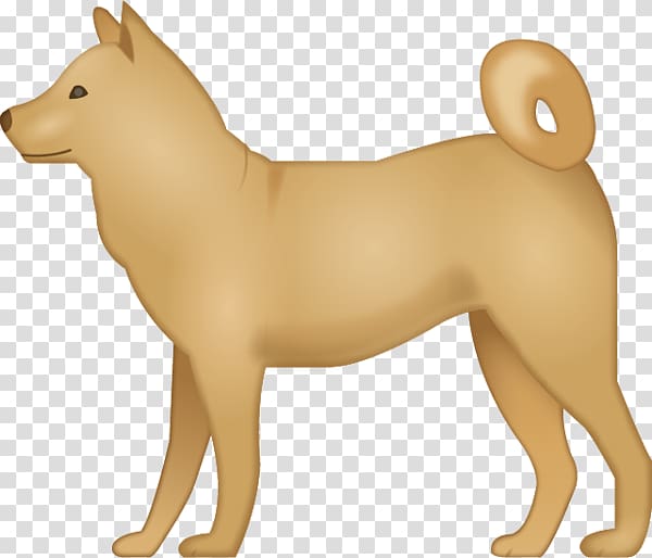 Dog breed Canaan Dog Puppy Akita Emoji, puppy transparent background PNG clipart