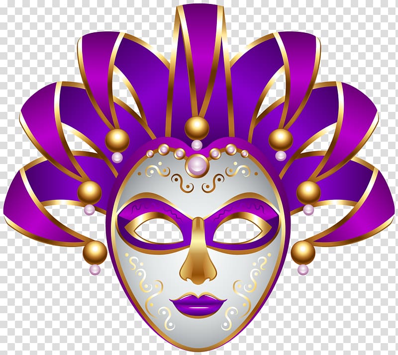 purple jester mask illustration, Mask Carnival Mardi Gras , Purple Carnival Mask transparent background PNG clipart