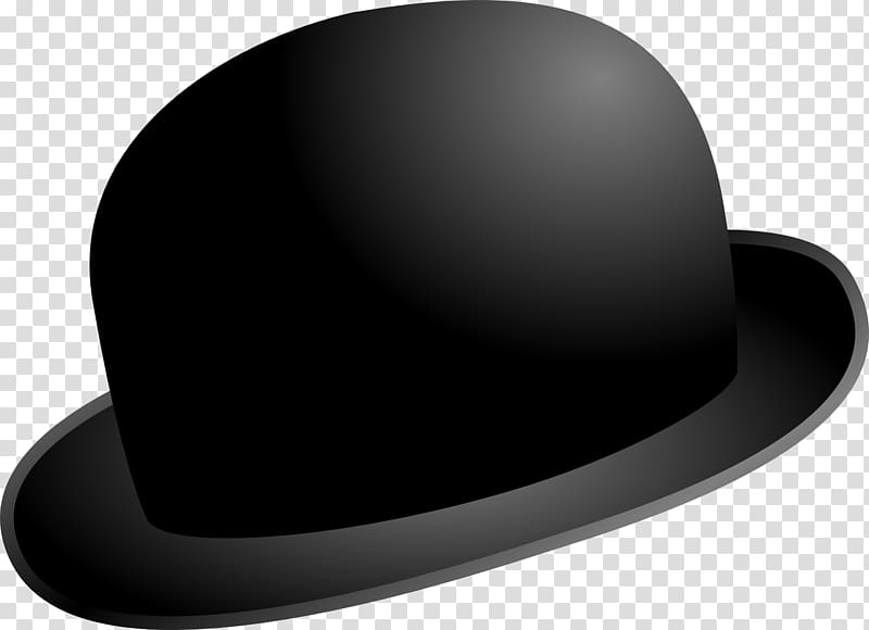 Bowler hat transparent background PNG clipart