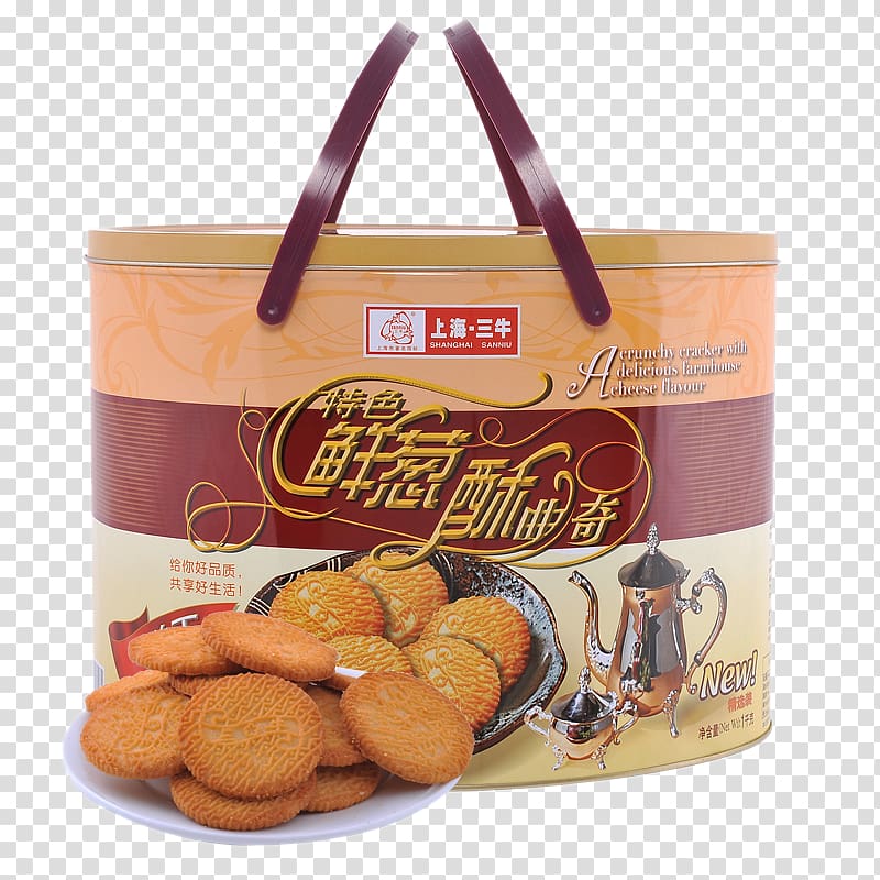 Shanghai Sanniu Food Limited Company Biscuit Snack Cookie Cracker, Fresh onion biscuits mentioning transparent background PNG clipart