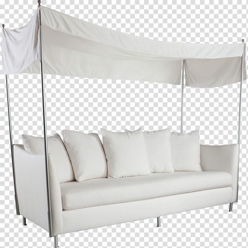 Couch Garden furniture Daybed Chair, canopy transparent background PNG clipart