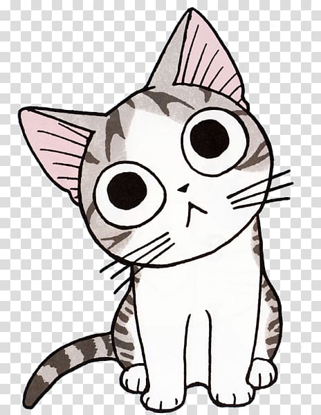 Cat Kitten Chi\'s Sweet Home Drawing Anime, Cat transparent background PNG clipart