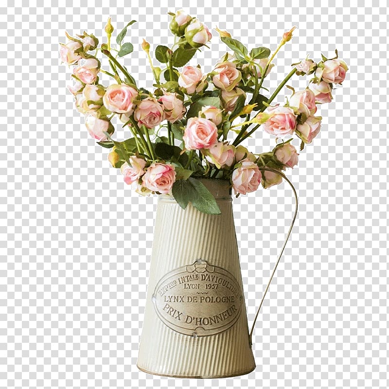 white roses bouquet, Flowerpot Pattern, Decorative metal flower pot transparent background PNG clipart