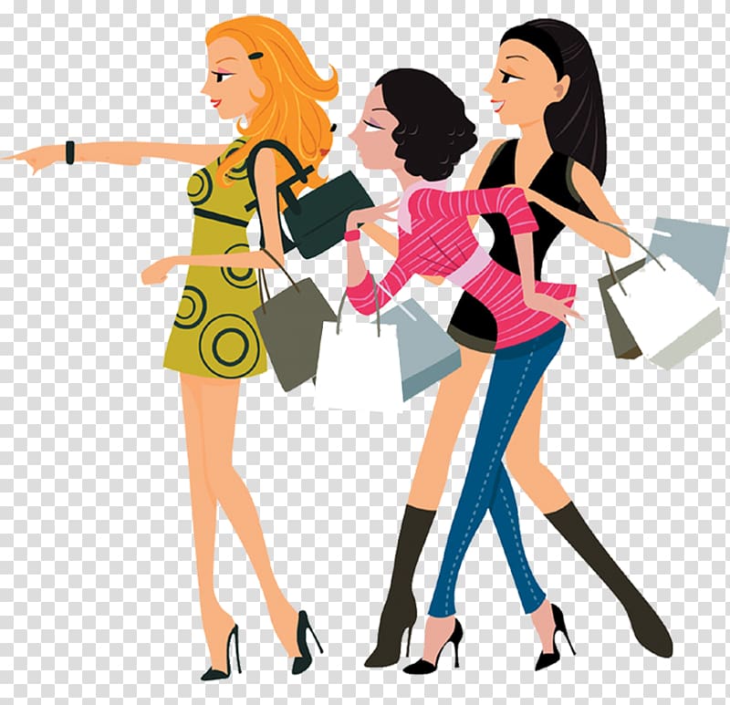 Shopping Fashion Handbag , Woman shopping transparent background PNG clipart