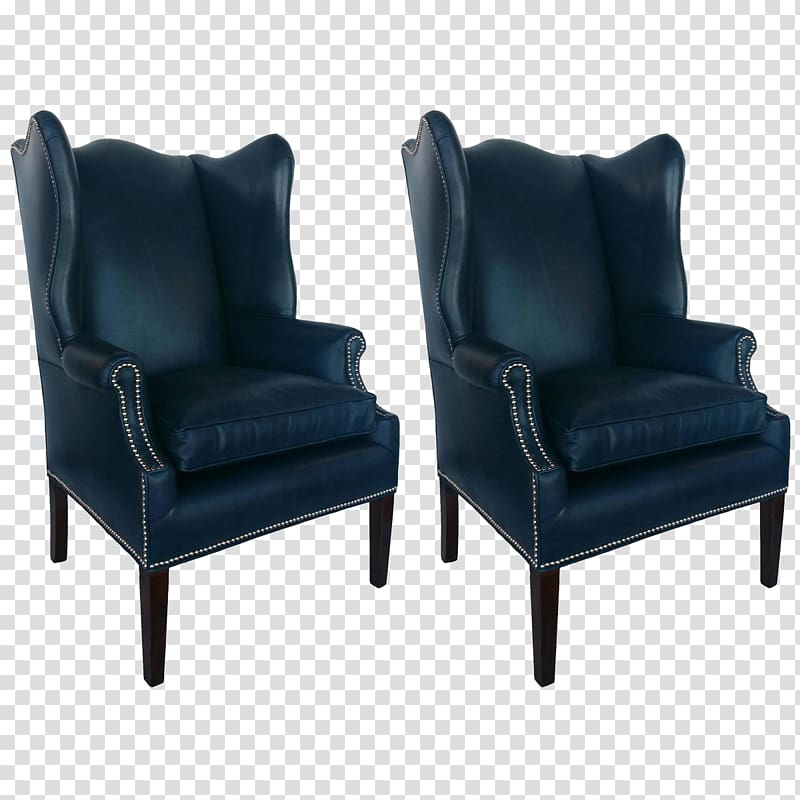 Club chair Bedside Tables Wing chair Furniture, Wing Chair transparent background PNG clipart