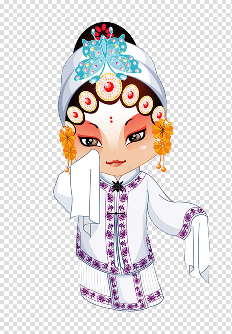 Beijing Peking opera The Generals of the Yang Family Icon, Opera characters transparent background PNG clipart