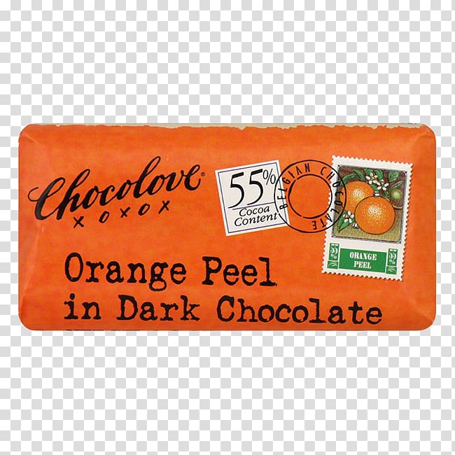 Chocolate bar Chocolove Peel Orange, chocolate transparent background PNG clipart