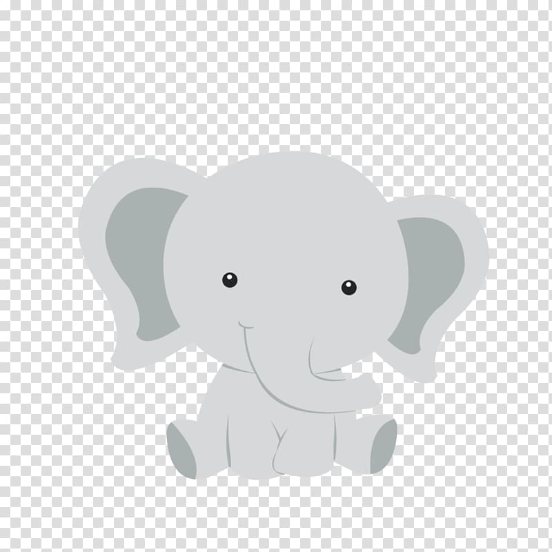 Baby shower Elephant , safari, gray elephant illustration transparent background PNG clipart | HiClipart
