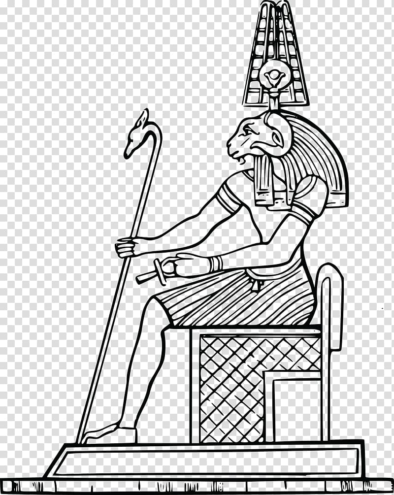 Ancient Egyptian deities Amun, Egyptian transparent background PNG clipart