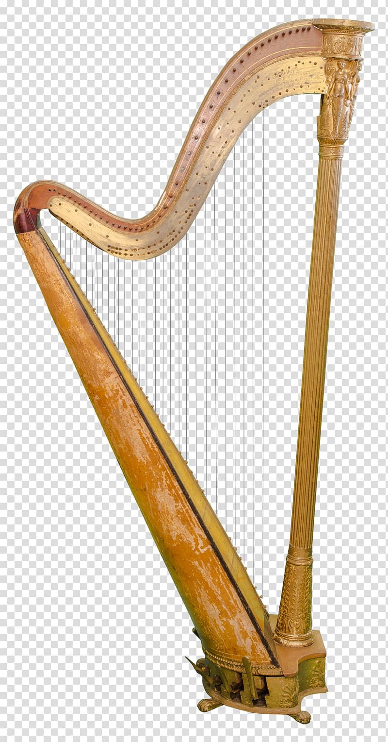 Celtic harp Musical Instruments, harp transparent background PNG clipart