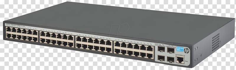 Hewlett-Packard Gigabit Ethernet Network switch Small form-factor pluggable transceiver Power over Ethernet, switch transparent background PNG clipart