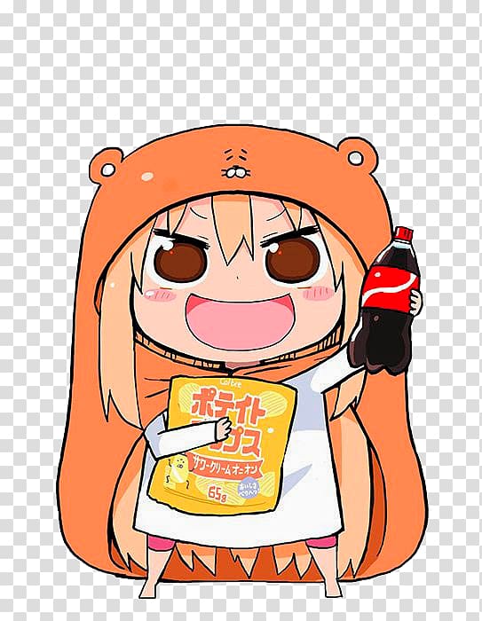 Himouto! Umaru-chan Anime Chibi Manga Kavaii, Anime transparent background PNG clipart