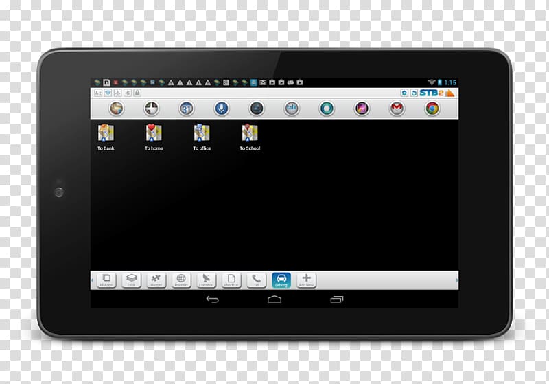Tablet Computers Taskbar Android Toolbar, android transparent background PNG clipart