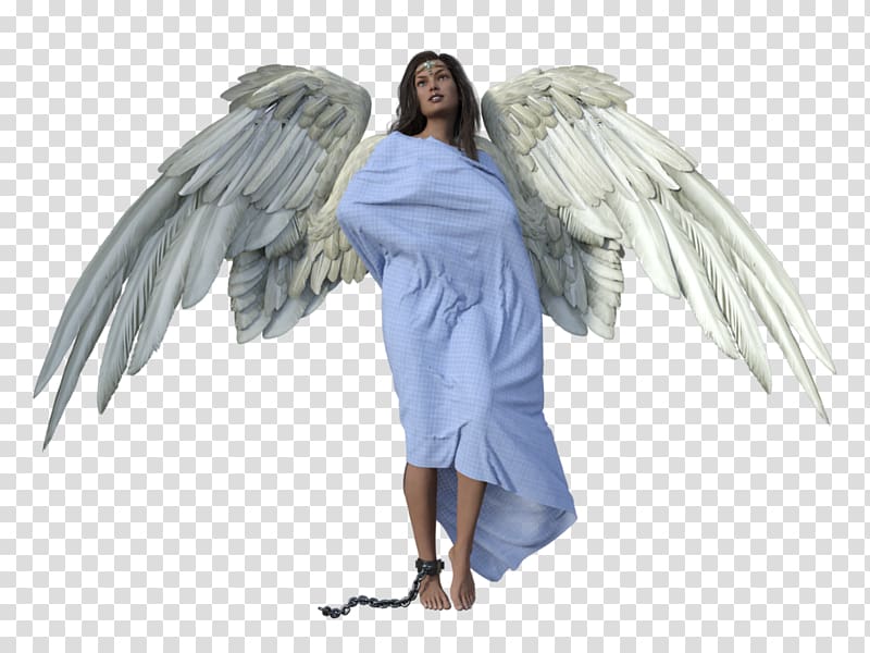 Outerwear Angel M, CHAINED transparent background PNG clipart