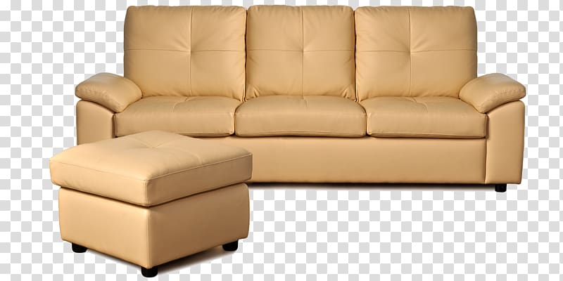 Stool Couch Recliner Chair Foot Rests, leather couch texture transparent background PNG clipart