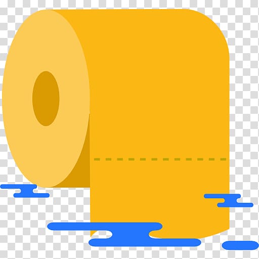 Toilet paper Icon, Roll of toilet paper transparent background PNG clipart