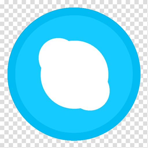 blue area sky aqua, App Skype 2 transparent background PNG clipart