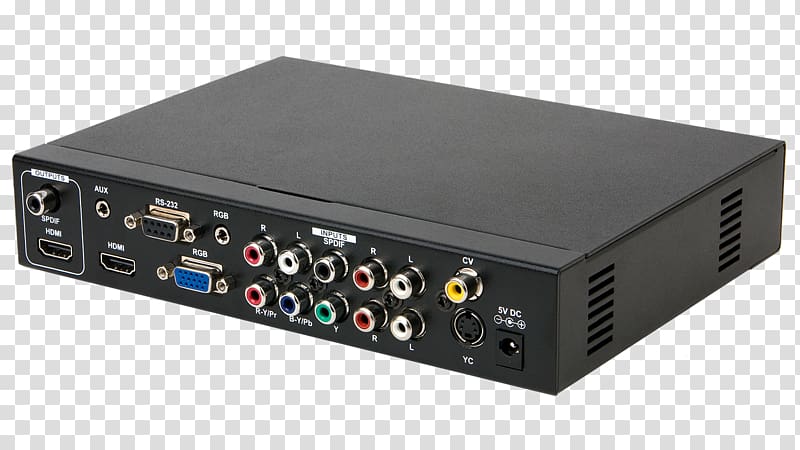 RF modulator Electronics Radio receiver Amplifier Audio, Digitaltoanalog Converter transparent background PNG clipart
