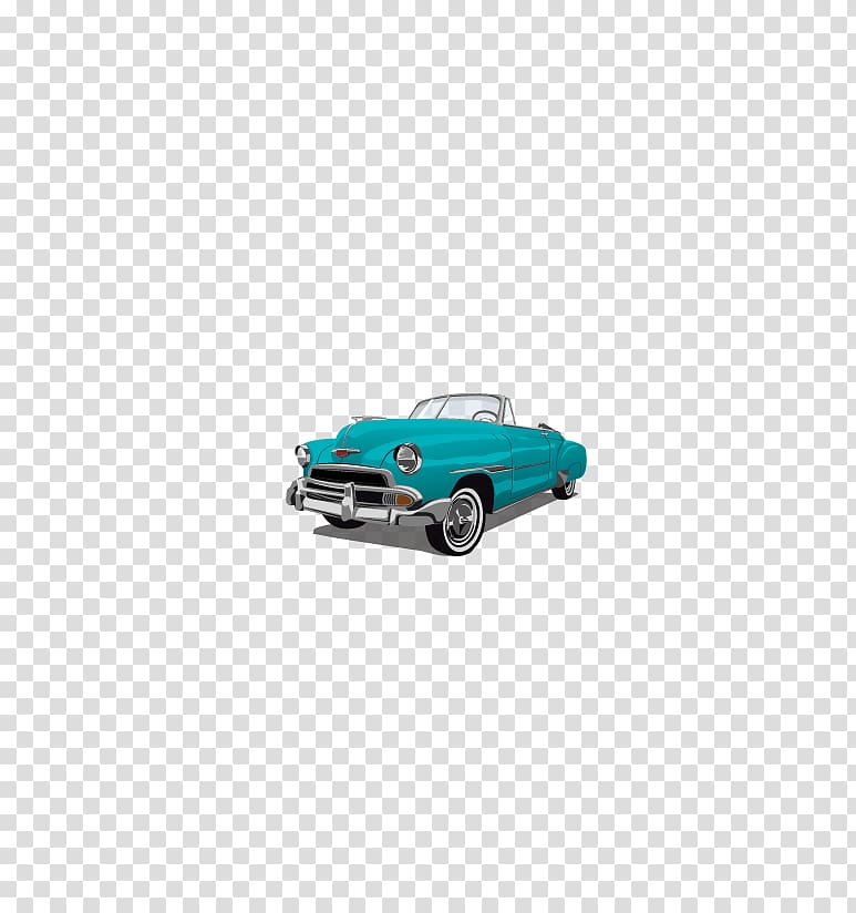 Sports car Luxury vehicle Vintage car, Blue sports car transparent background PNG clipart