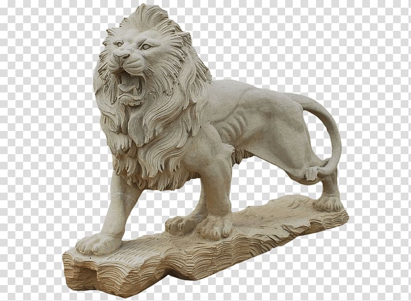 Lion Statue Sculpture Carving Figurine, lion transparent background PNG clipart