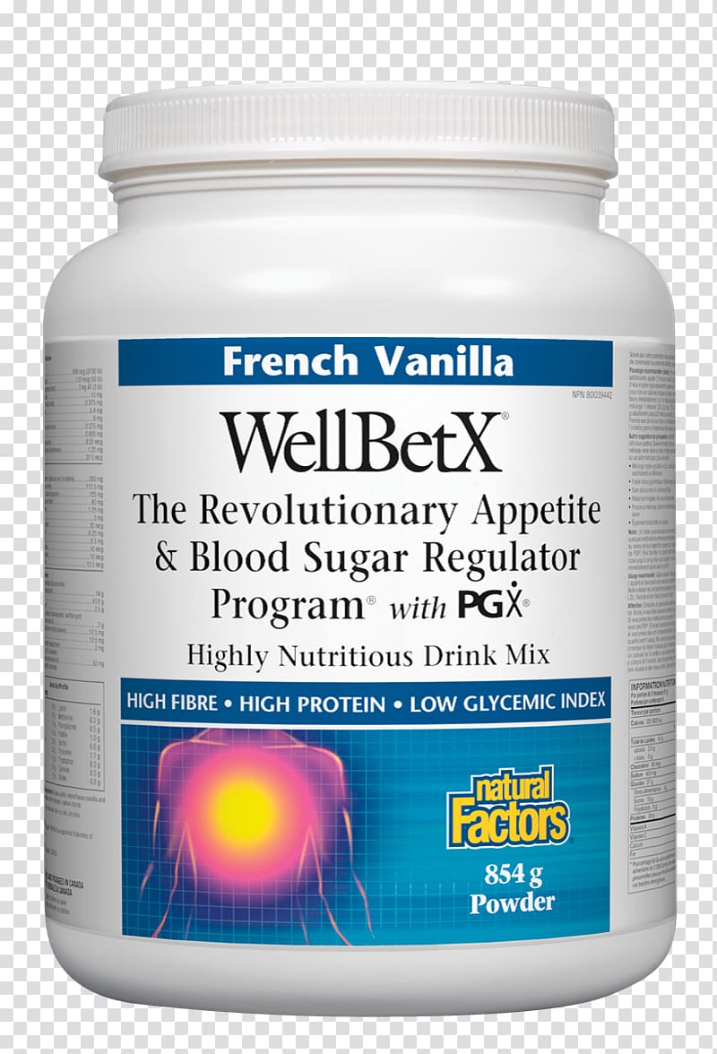 Dietary supplement Natural Factors WellBetX PGX Blood Sugar Glucose Diabetes mellitus, weight management flyers transparent background PNG clipart