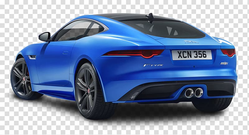 2016 Jaguar F-TYPE 2017 Jaguar F-TYPE 2014 Jaguar F-TYPE United Kingdom, Blue Jaguar F TYPE Back View Car transparent background PNG clipart