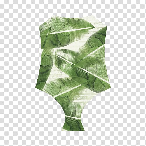 Green Leaf, banana leave transparent background PNG clipart