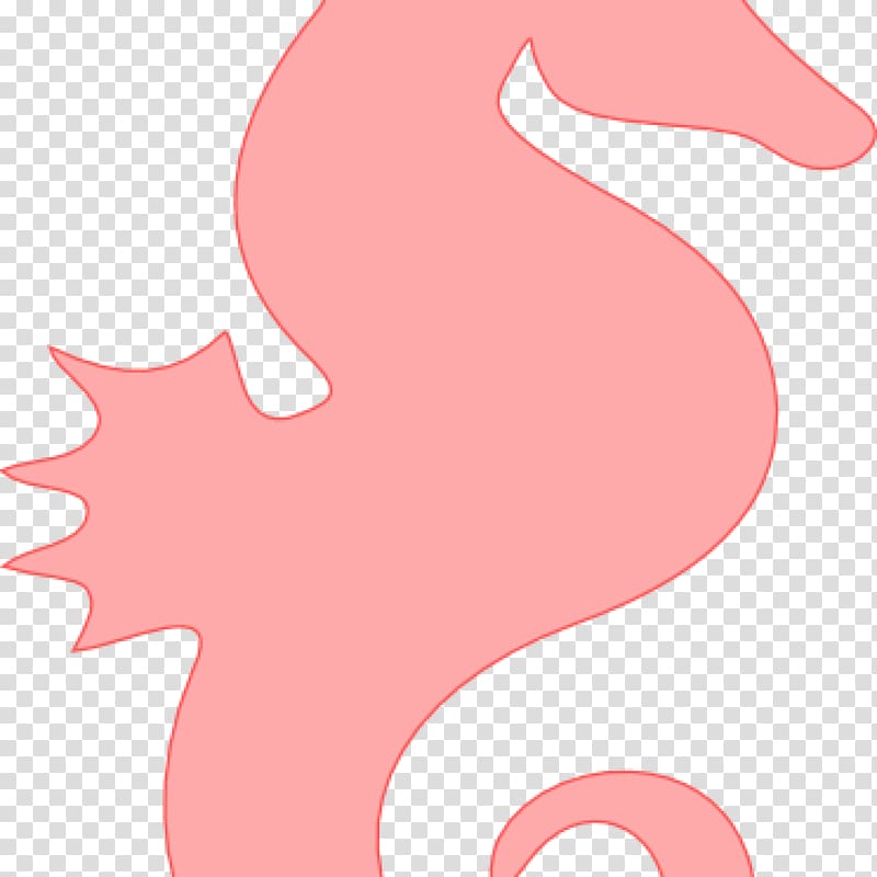 Syngnathidae Silhouette White\'s seahorse, Silhouette transparent background PNG clipart