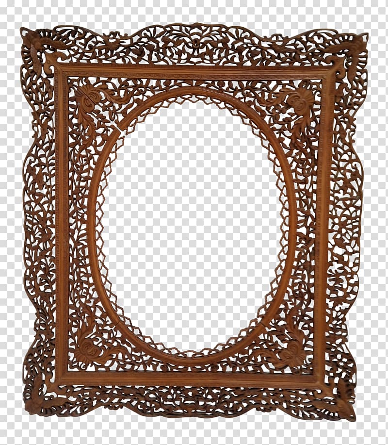 Frames Wood carving Door Decorative arts, vintage frame transparent background PNG clipart