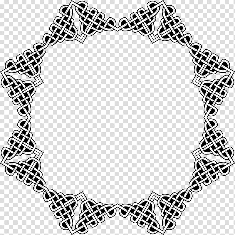 Computer Icons Black and white, celtic transparent background PNG clipart