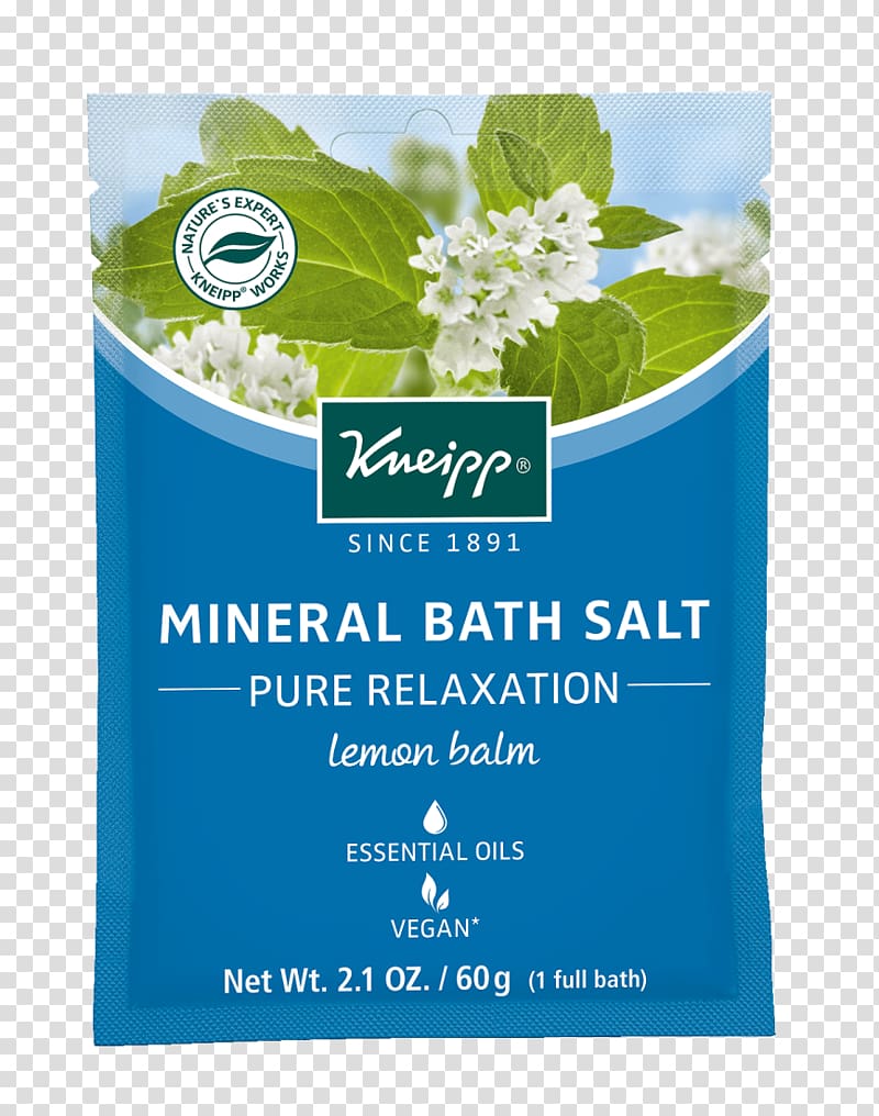 Bath salts Oil Aromatherapy Bubble bath Bathing, Lemon balm transparent background PNG clipart