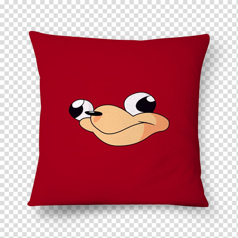 Throw Pillows Knuckles the Echidna Cushion TeePublic, pillow transparent background PNG clipart