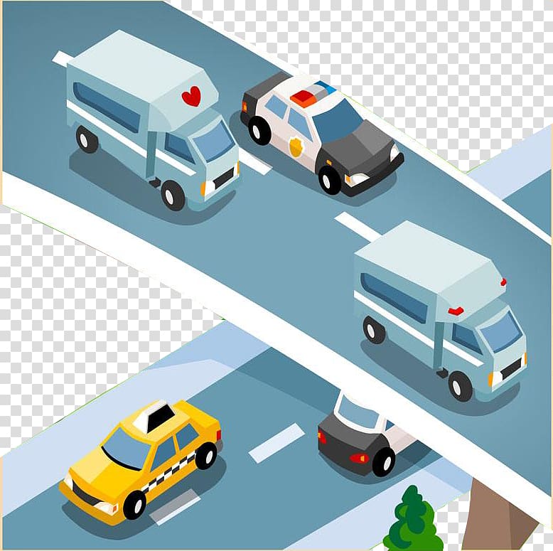 Police car Ambulance Emergency medical services, Cross bridge transparent background PNG clipart