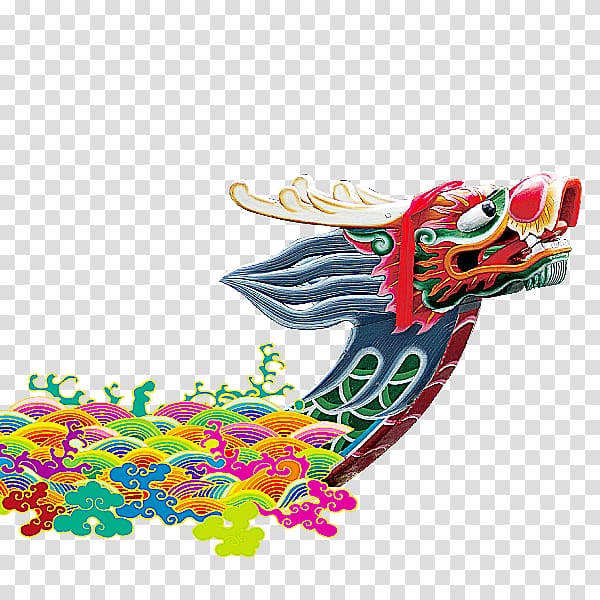 Dragon Boat Festival Bateau-dragon Rowing, Boat transparent background PNG clipart