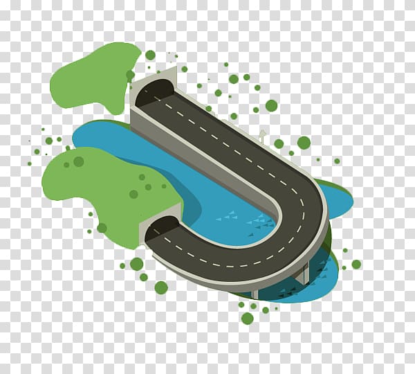 River Cartoon, Built on the river road transparent background PNG clipart