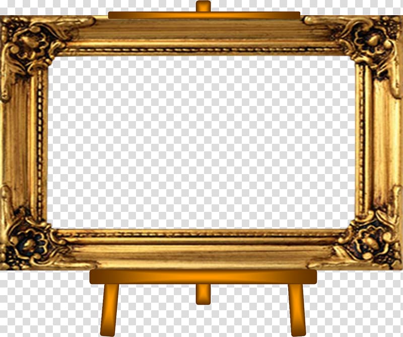 Frames painting Restaurant Lou Grilladou Mirror , gold frame transparent background PNG clipart