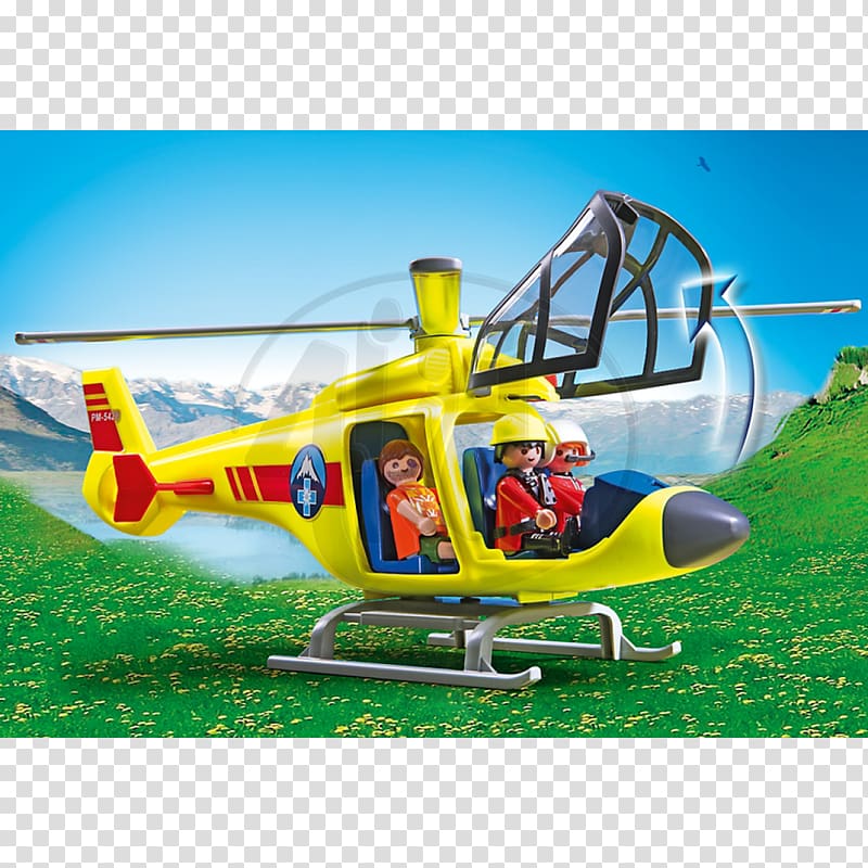 Helicopter rotor Amazon.com Mountain rescue Playmobil, helicopter transparent background PNG clipart