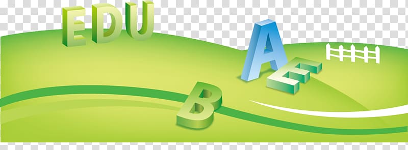 Letter Three-dimensional space, Three-dimensional alphabet on the grass transparent background PNG clipart