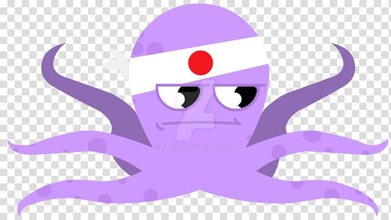 Octopus Drawing , sushi Watercolor transparent background PNG clipart