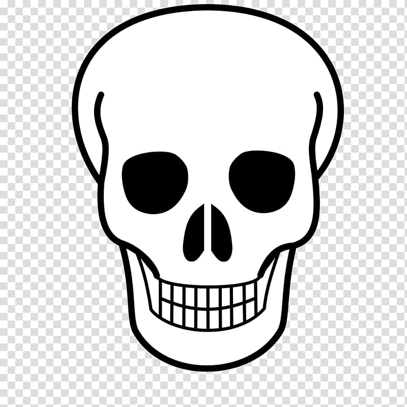 Skull and crossbones Drawing , Skull transparent background PNG clipart