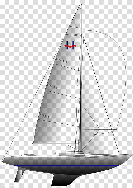 Sailboat Yawl H-boat, sail transparent background PNG clipart