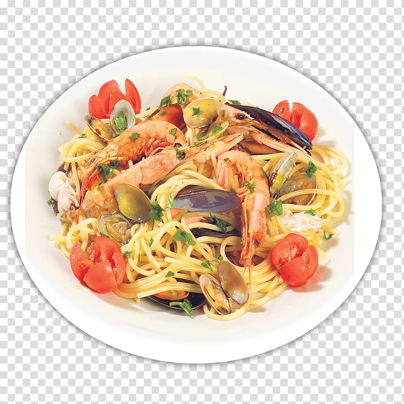 Italian cuisine Chinese noodles Taglierini Dish Pasta, spaghetti transparent background PNG clipart