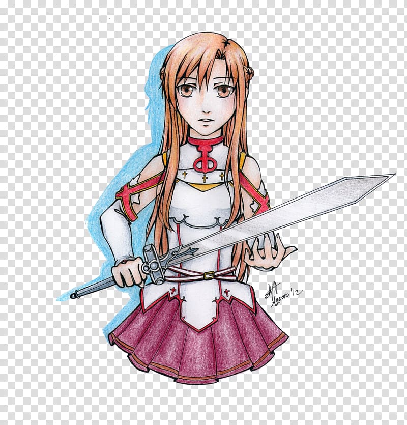 Asuna LA PATRIA Anime Sword Art Online Legendary creature, asuna transparent background PNG clipart