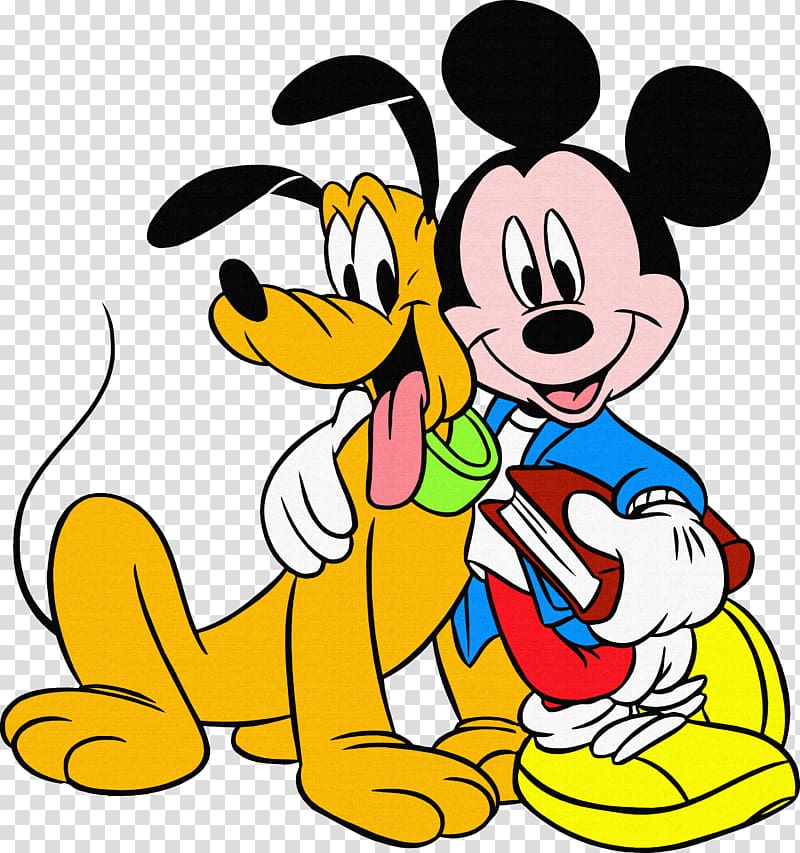 Mickey Mouse and Pluto illustration, Mickey Mouse Minnie Mouse Pluto Drawing, Mickey Mouse transparent background PNG clipart