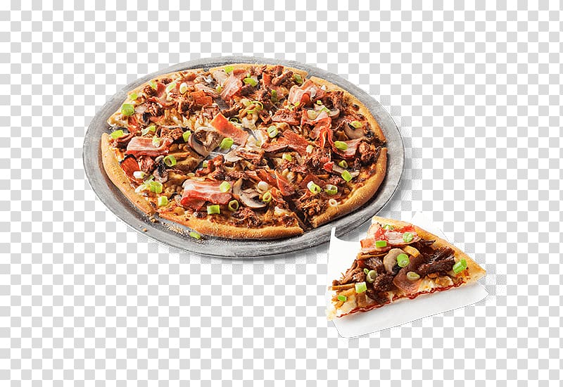 Pizza Bolognese sauce Barbecue sauce Ham Bacon, Menu De Pizzas Dominos transparent background PNG clipart